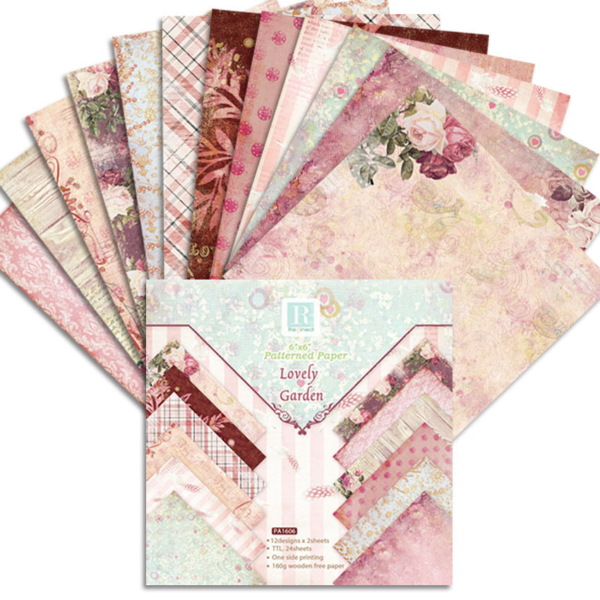6 inch Scrapbook Paper Pad JYY6607