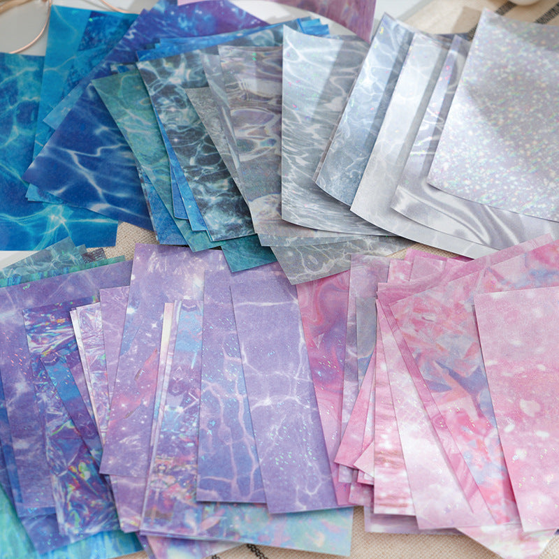20 Pcs Creative Background Paper Stickers LDXH