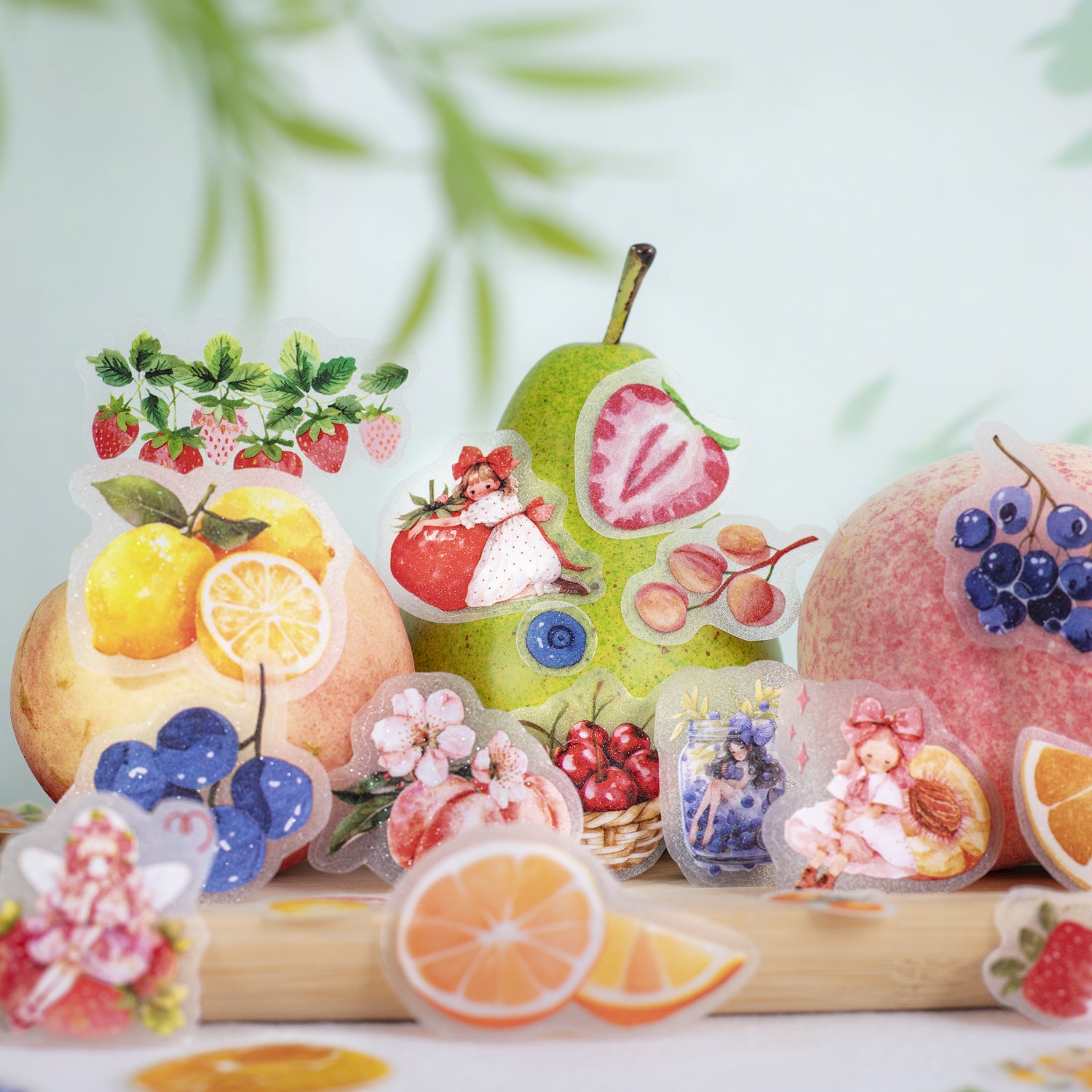 1 Roll Fruit PET Stickers Tape TTGWJ