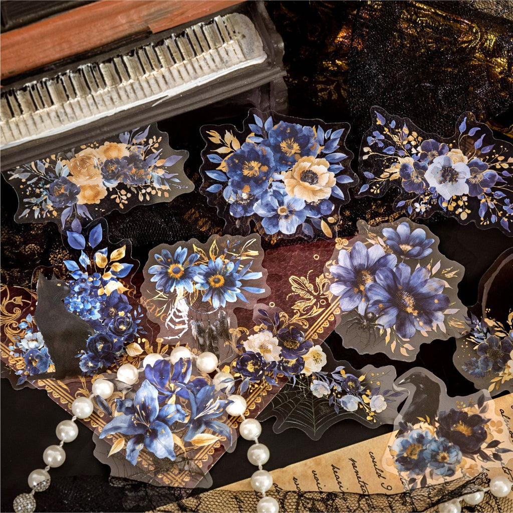 20 Pcs Gothic Rose Stickers ANMGGS