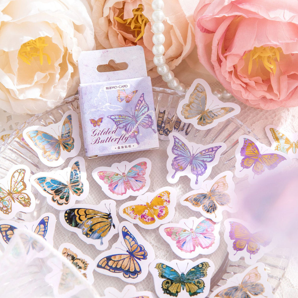 46 Pcs Butterfly Stickers LJHD