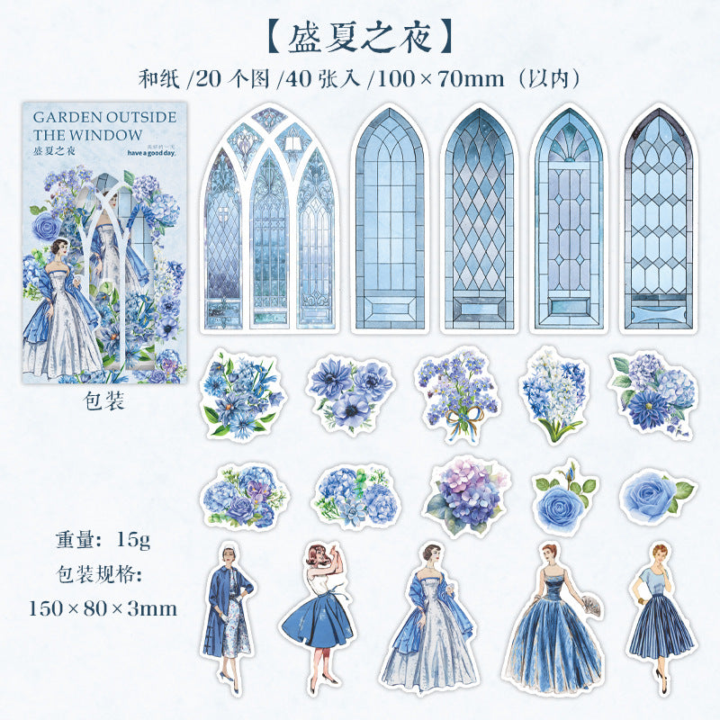 Conhan Washi Lady Stickers