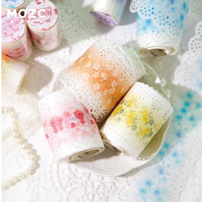 1 Roll Floral Cutout Lace Washi Tape LSHT