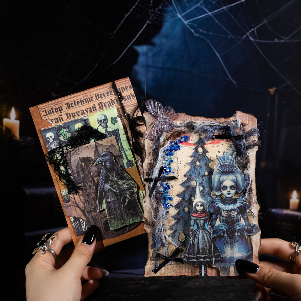 30 Pcs Gothic Vintage Newspaper Journal Paper GTZK