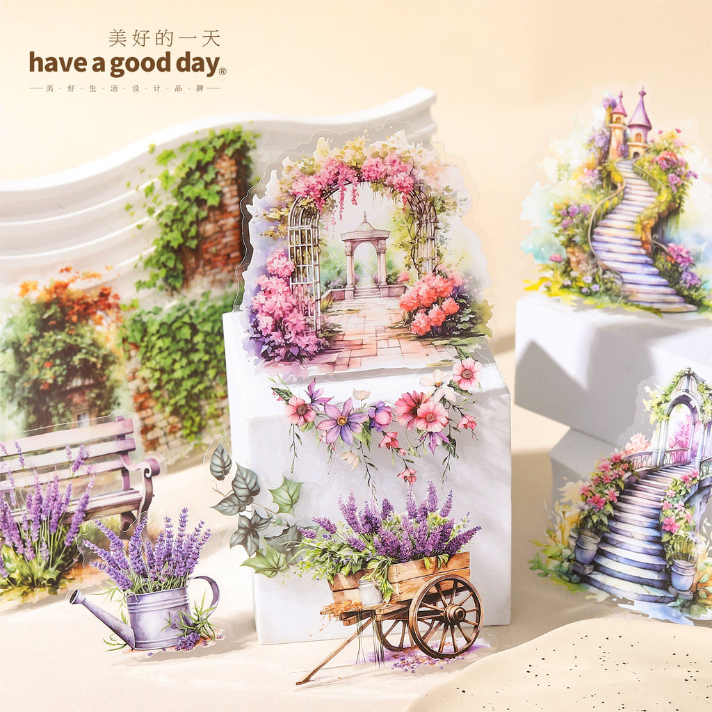 30 Pcs Garden Theme PET Stickers HYYJ