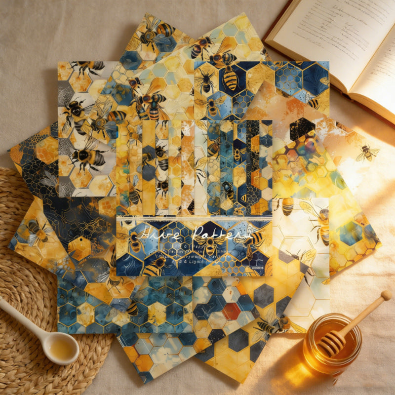 6 inch Bee Scrapbook Paper Pad SKP409