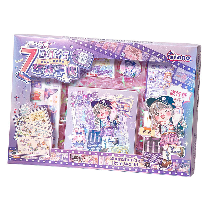 127 Pcs Cartoon Scrapbook Supplies Starter Set Gift Idea RMTZ