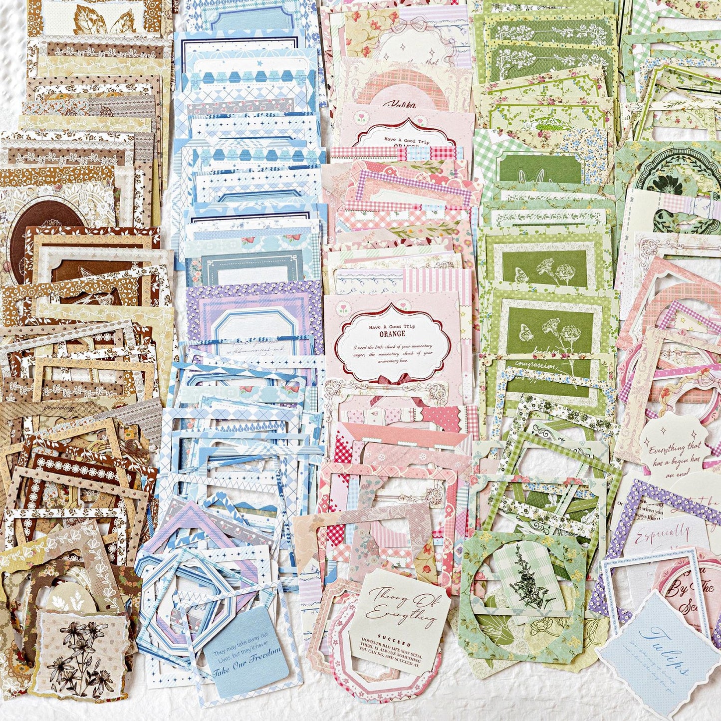 20 Pcs Aesthetic Frame Stickers ZHYFT