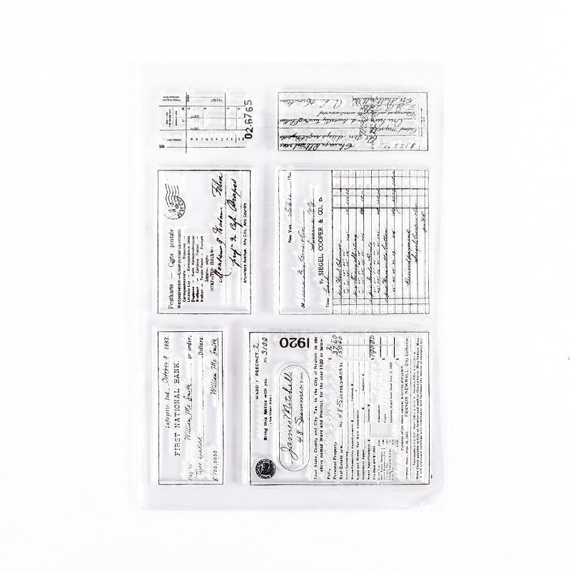 Clear Silicone Stamp Set - Stiff