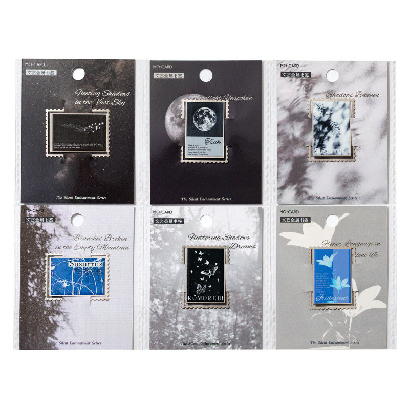 Post Stamp Shaped Metal Bookmark WWJMRM