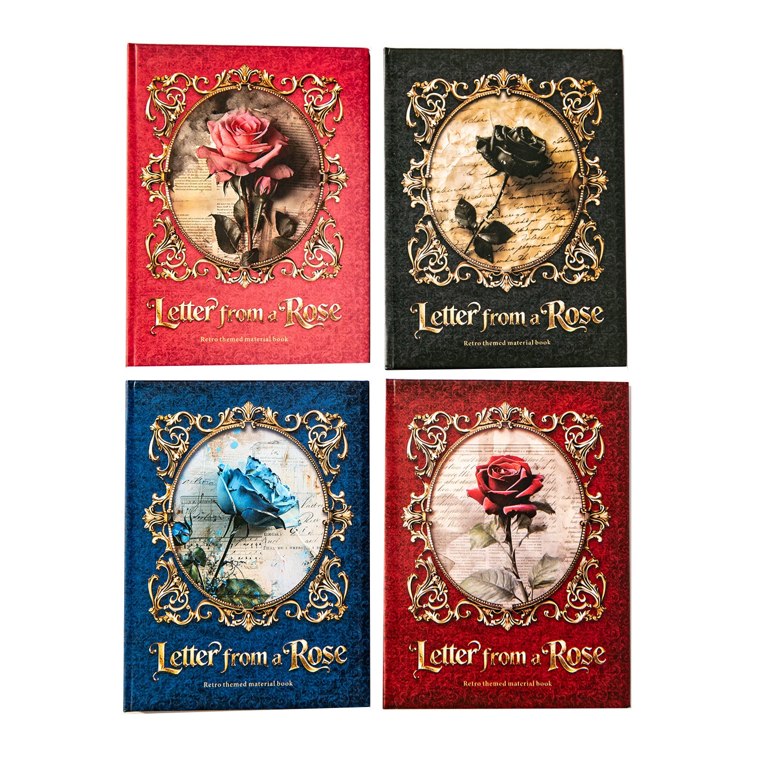 96 Sheets Vintage Rose Journal Paper MGDX