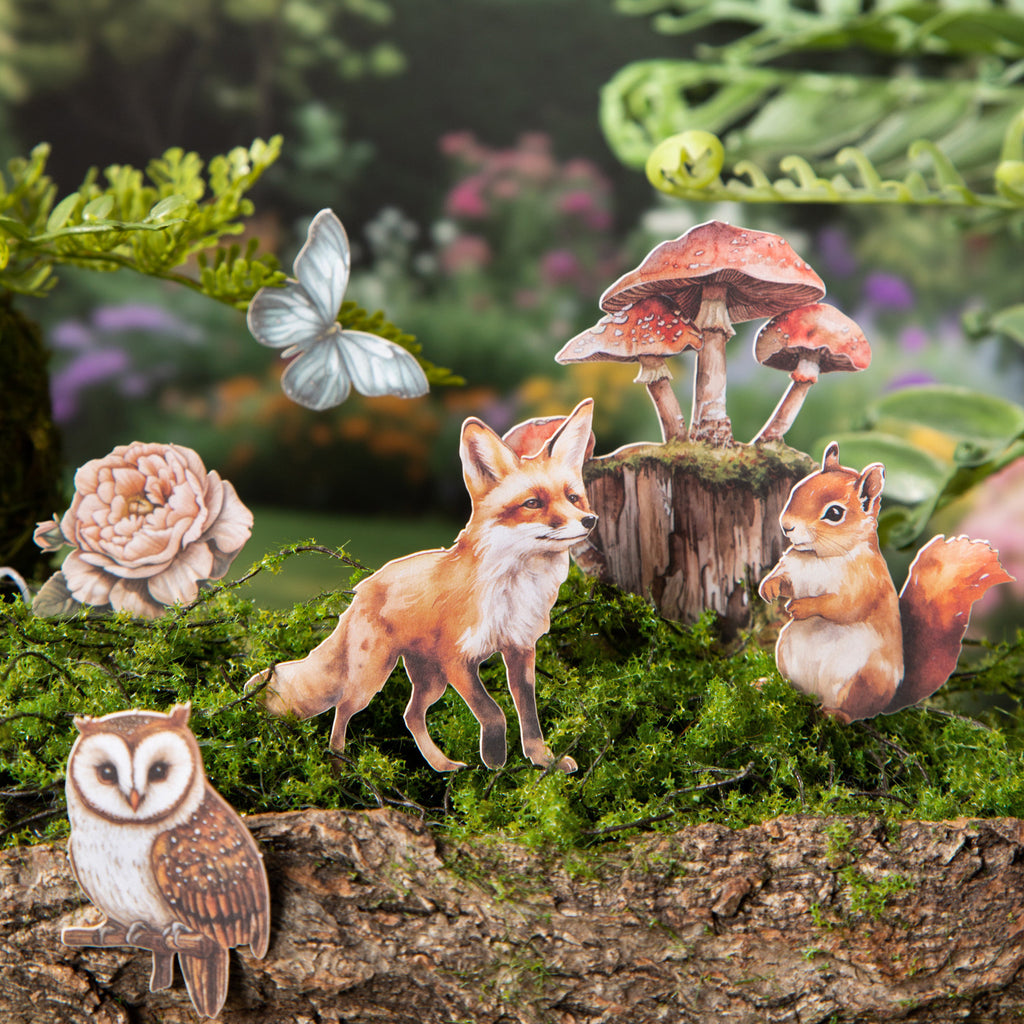 25 Pcs Vintage Garden Forest Stickers SLYJ