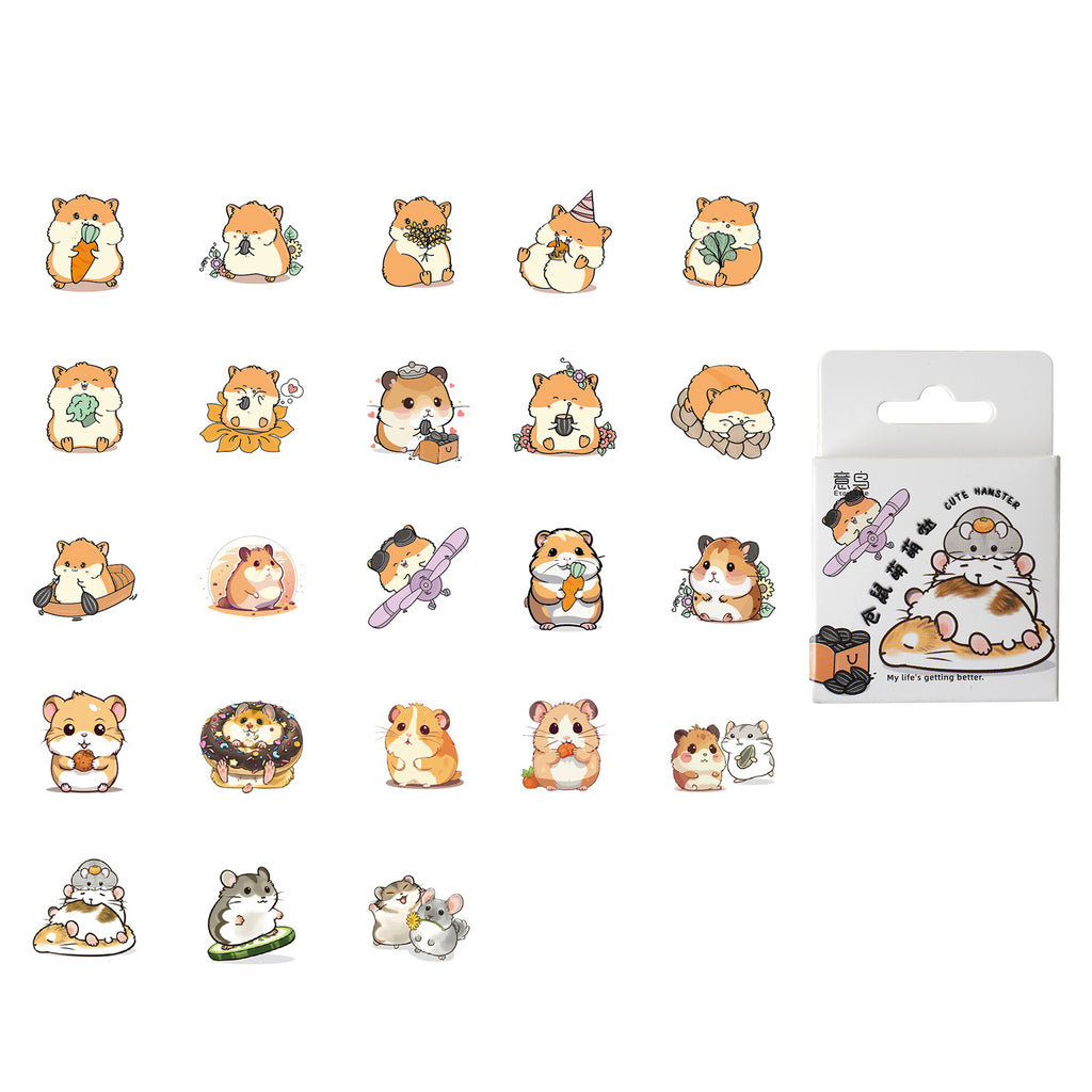 46 Pcs Hamster Stickers CSMMD
