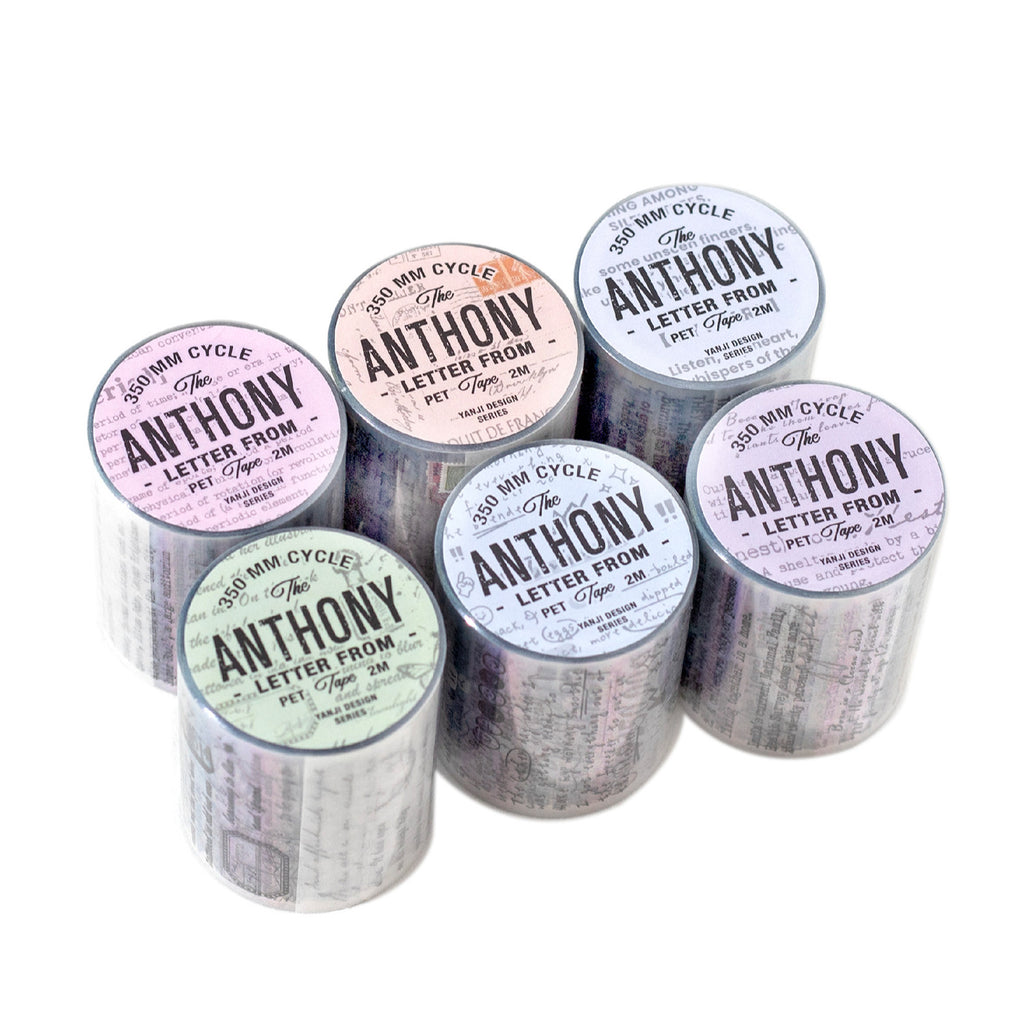 1 Roll Letter Poem PET Tape ADNLX