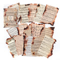 30 Pcs Flowing Music Scorched Fragment Paper Pack