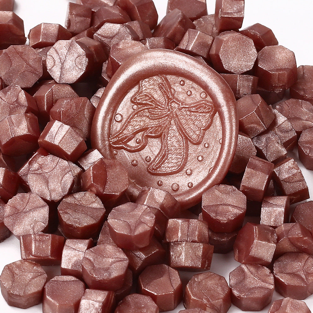 100 PCS Octagon Wax Seal Beads H40