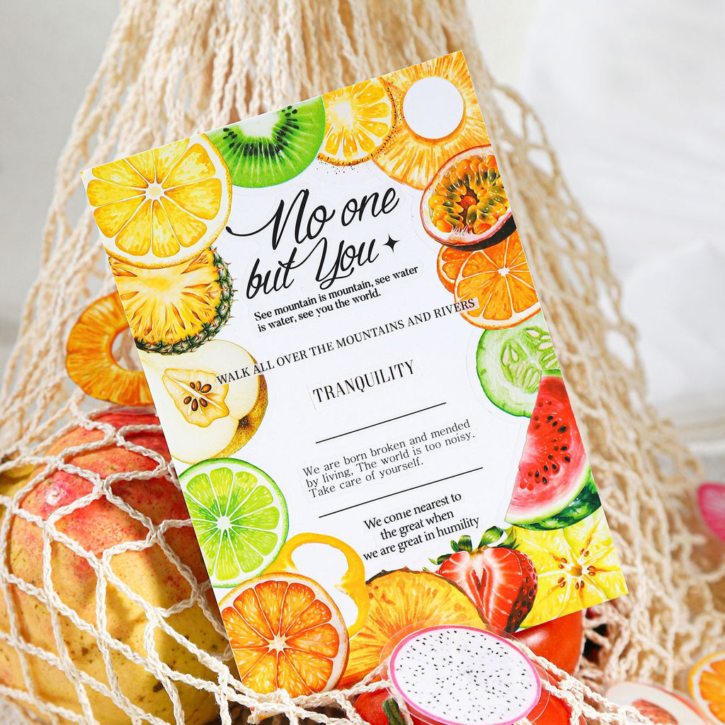 20 Pcs Fruit PET Stickers MWQP