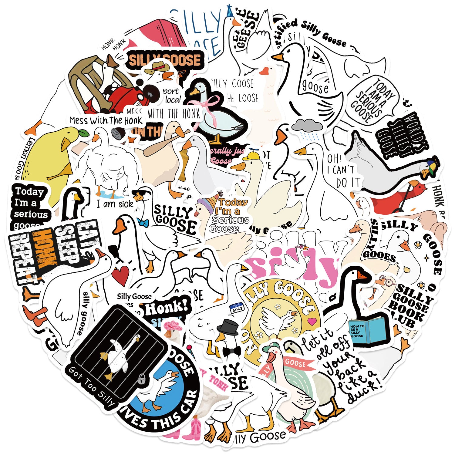 50PCS Funny Sarcastic Meme Vinyl Stickers FUN05