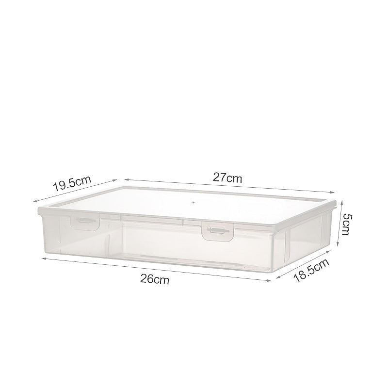 Minimalist Transparent Office Storage Box