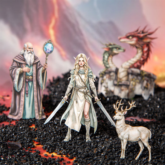 15 Pcs Magic Themed Journal Stickers SHZZY