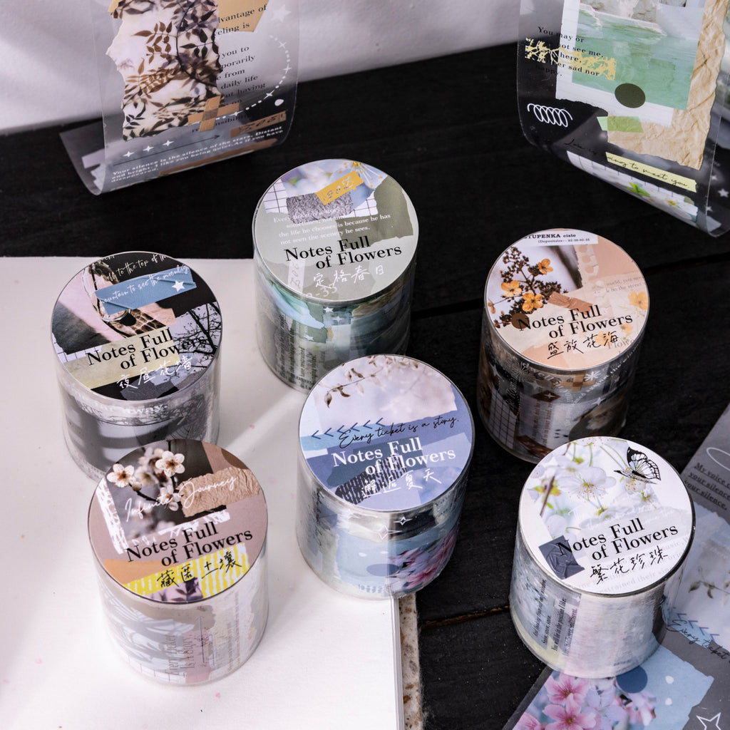 1 Roll Collage Die Cut PET Tape KMXHRJ
