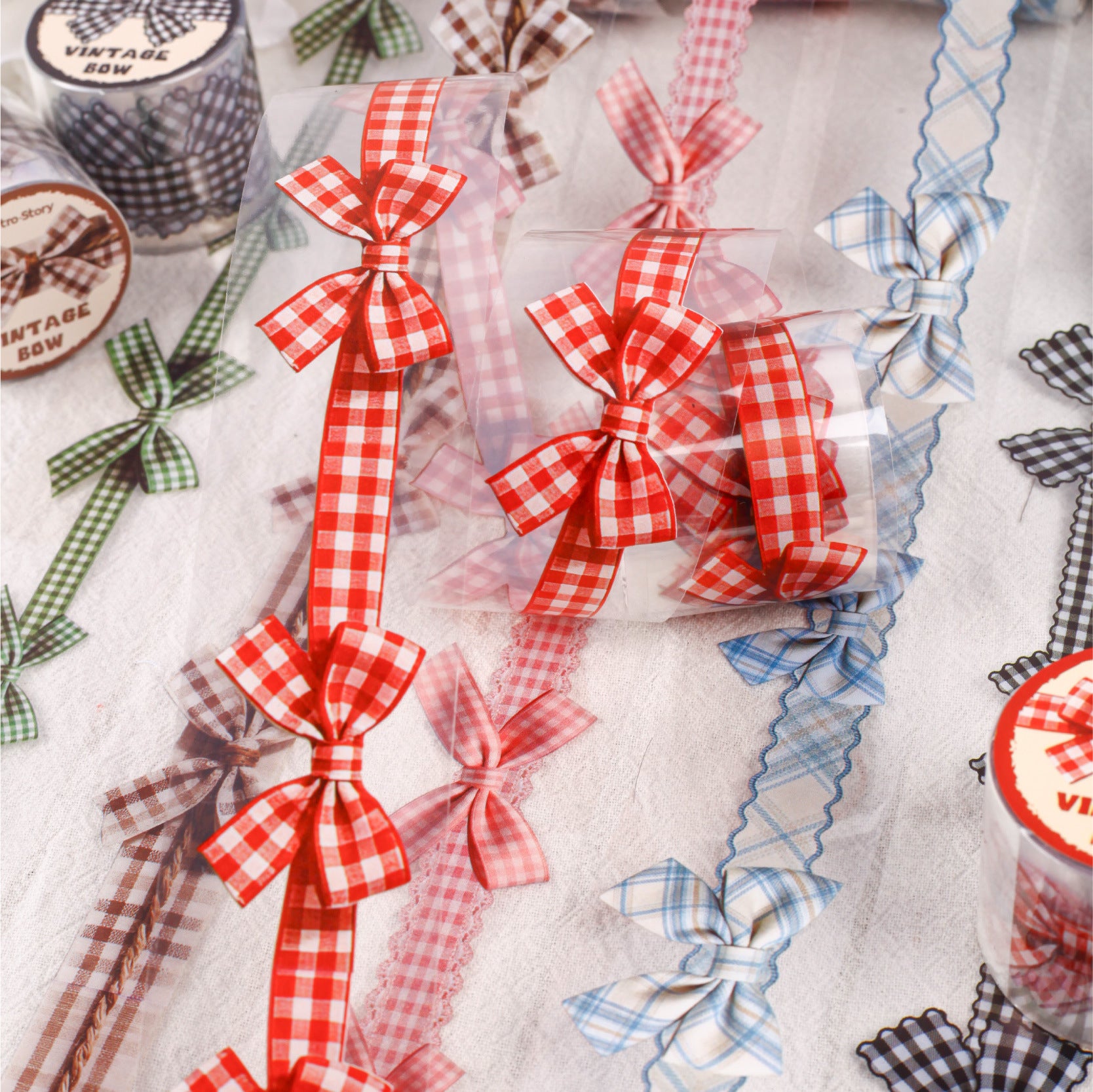 1 Roll Bow Knot Themed PET Tape GZHDJ