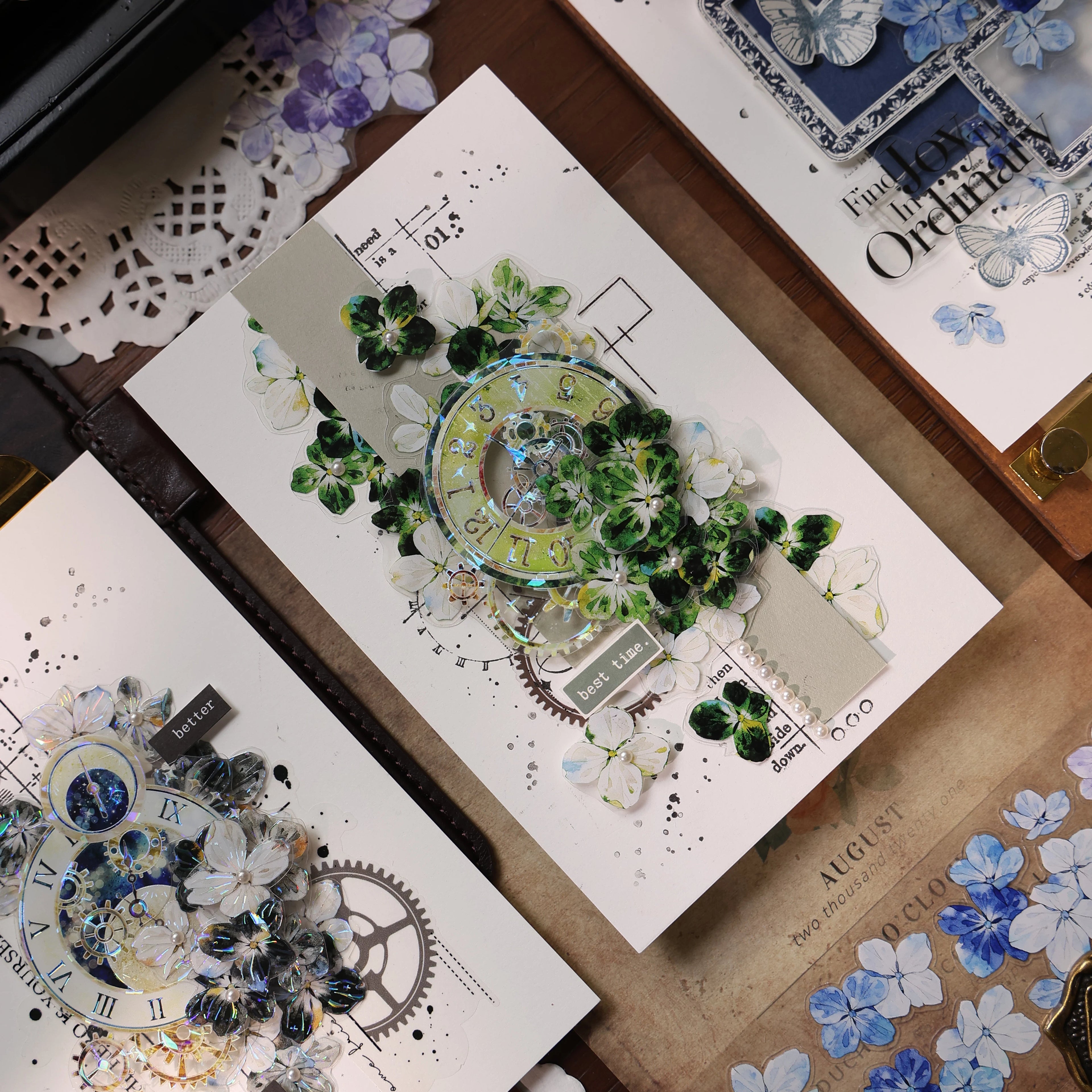Floral Decorative Tape Rolls- Celestial Blossom