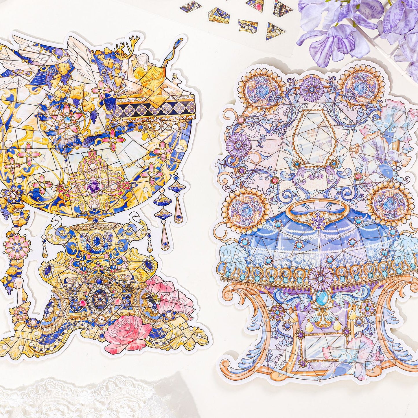 Baroque Theme Puzzle Stickers SYHM
