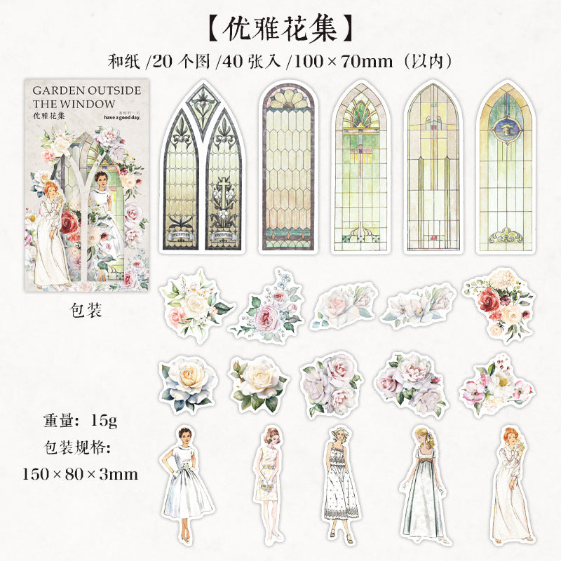 Conhan Washi Lady Stickers