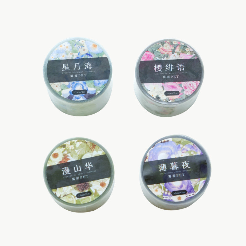 1 Roll Pre-cut PET Stickers Tape SMZC