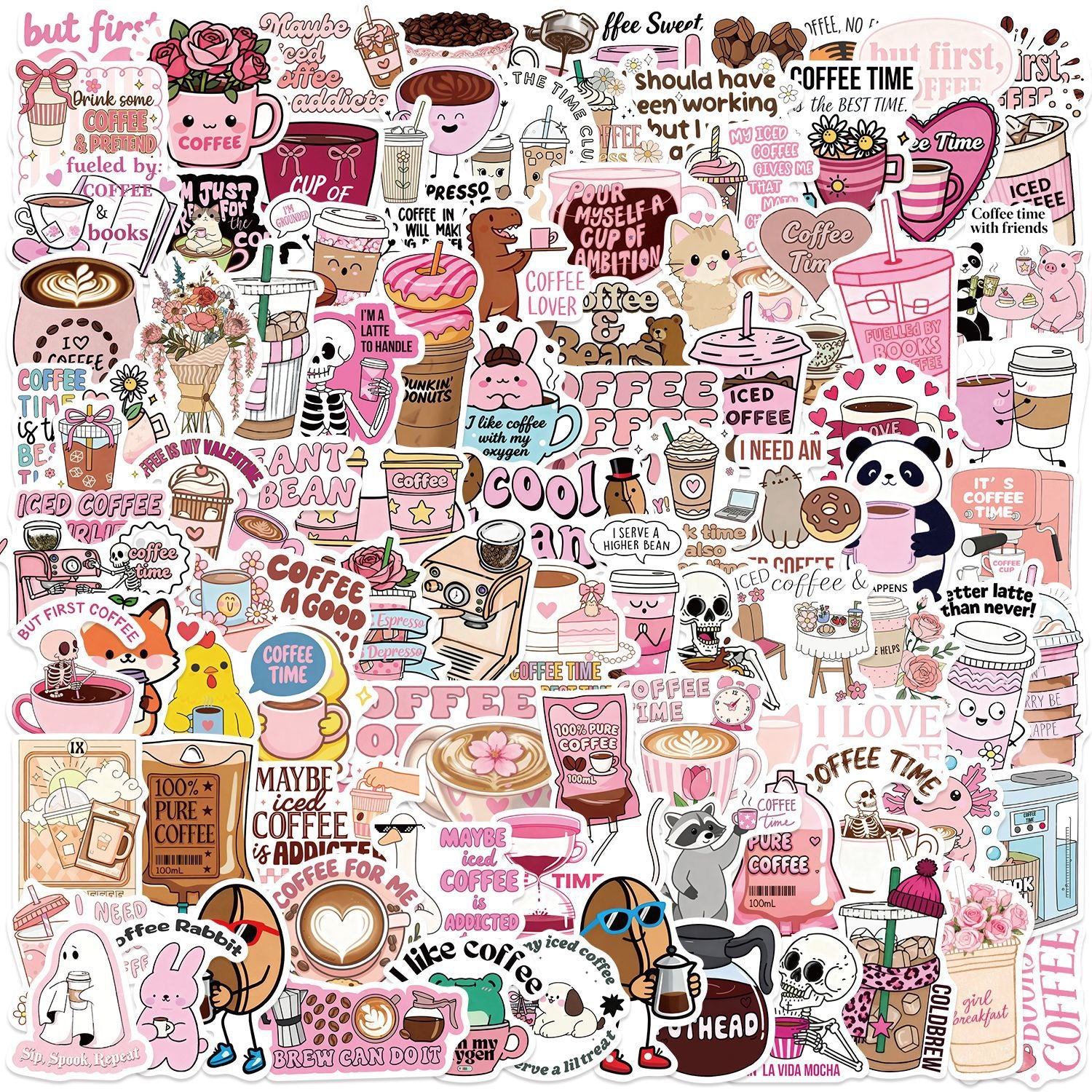 50PCS Funny Sarcastic Meme Vinyl Stickers FUN10