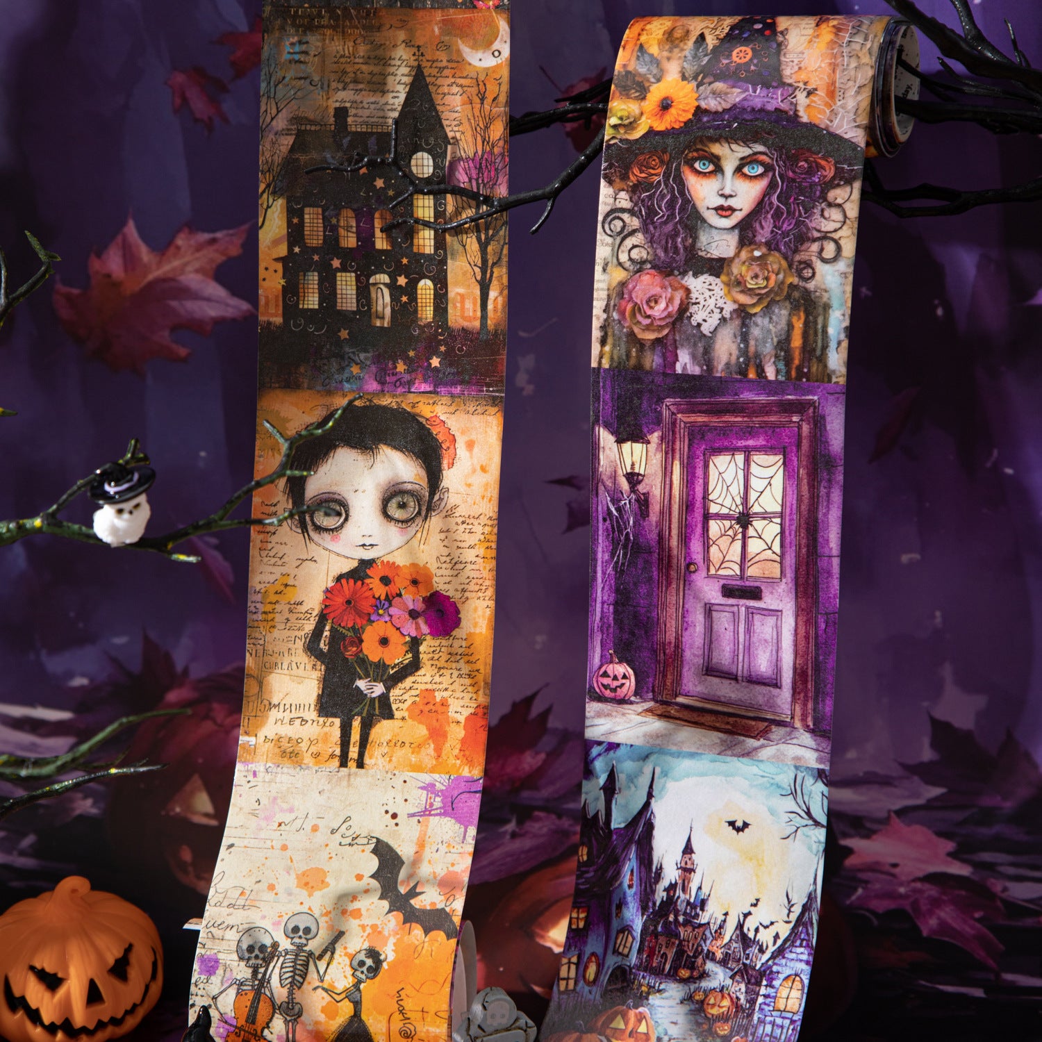 1 Roll Halloween Theme Washi Tape KETXZ