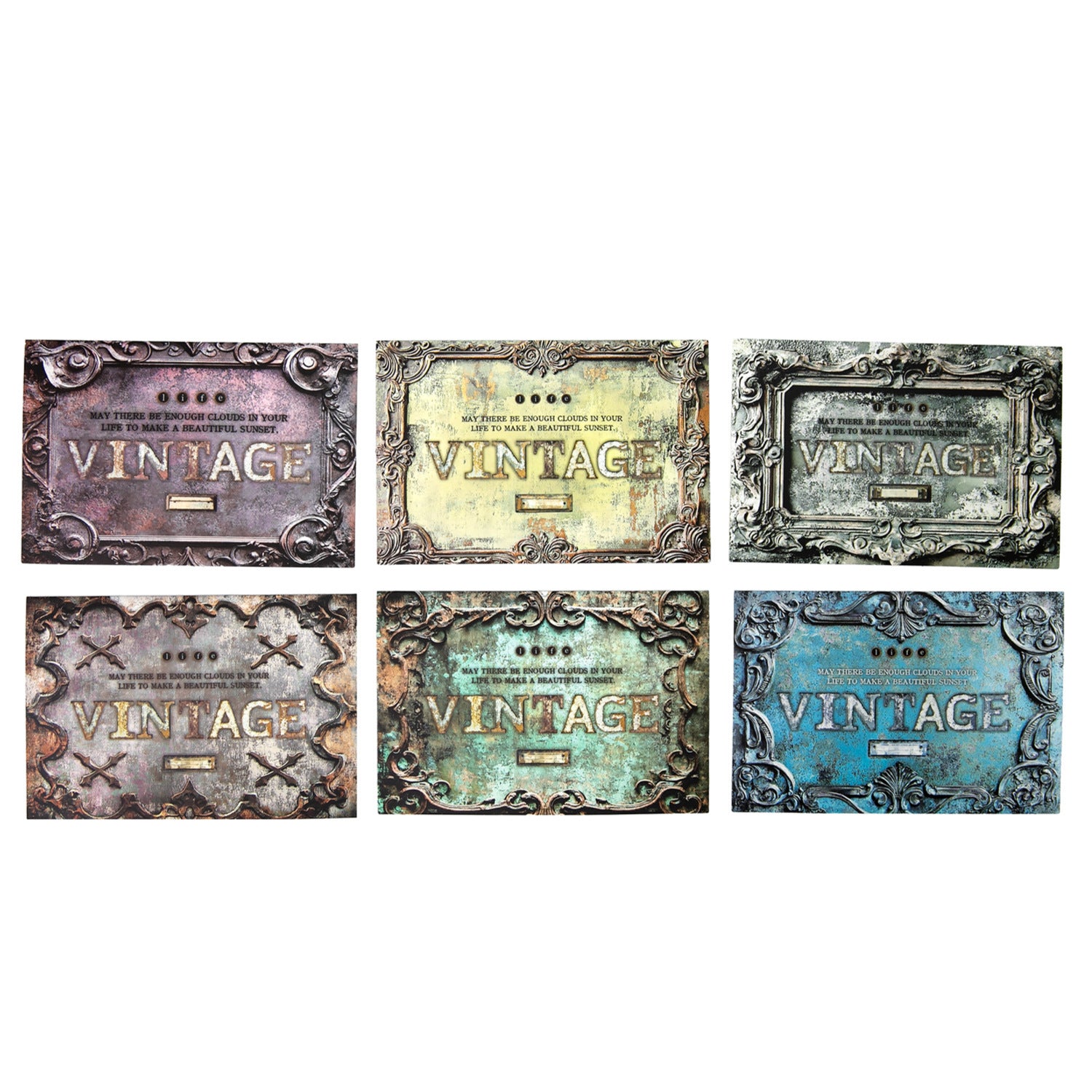 50 Pcs Vintage Metal Gadget Stickers JWJX