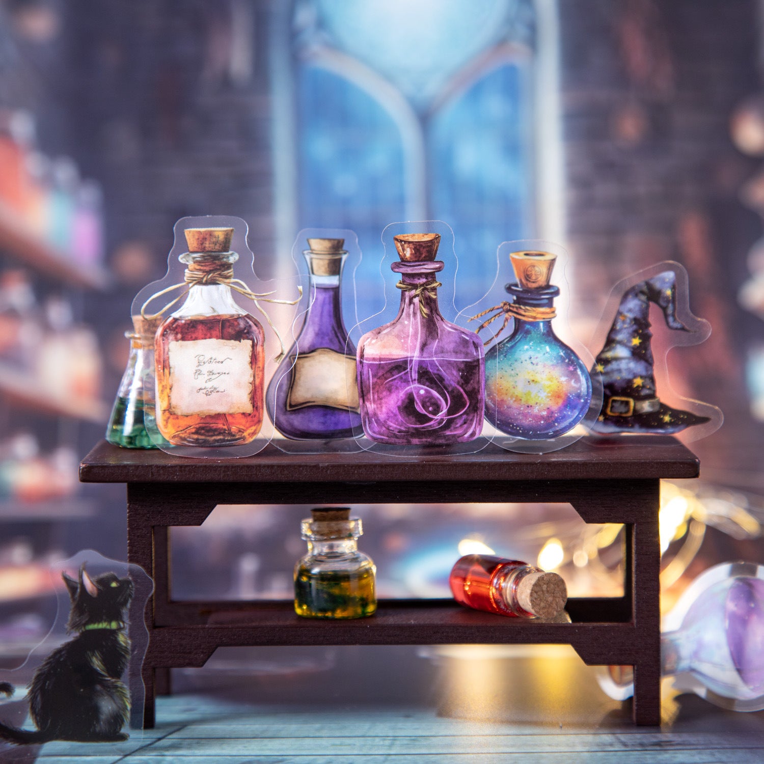 15 Pcs Magical Potion PET Stickers MFYF