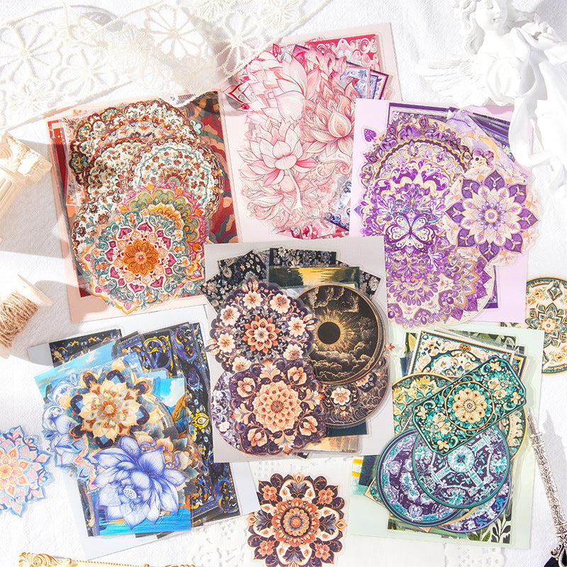 30 Pcs Mandala PET Stickers QHGB