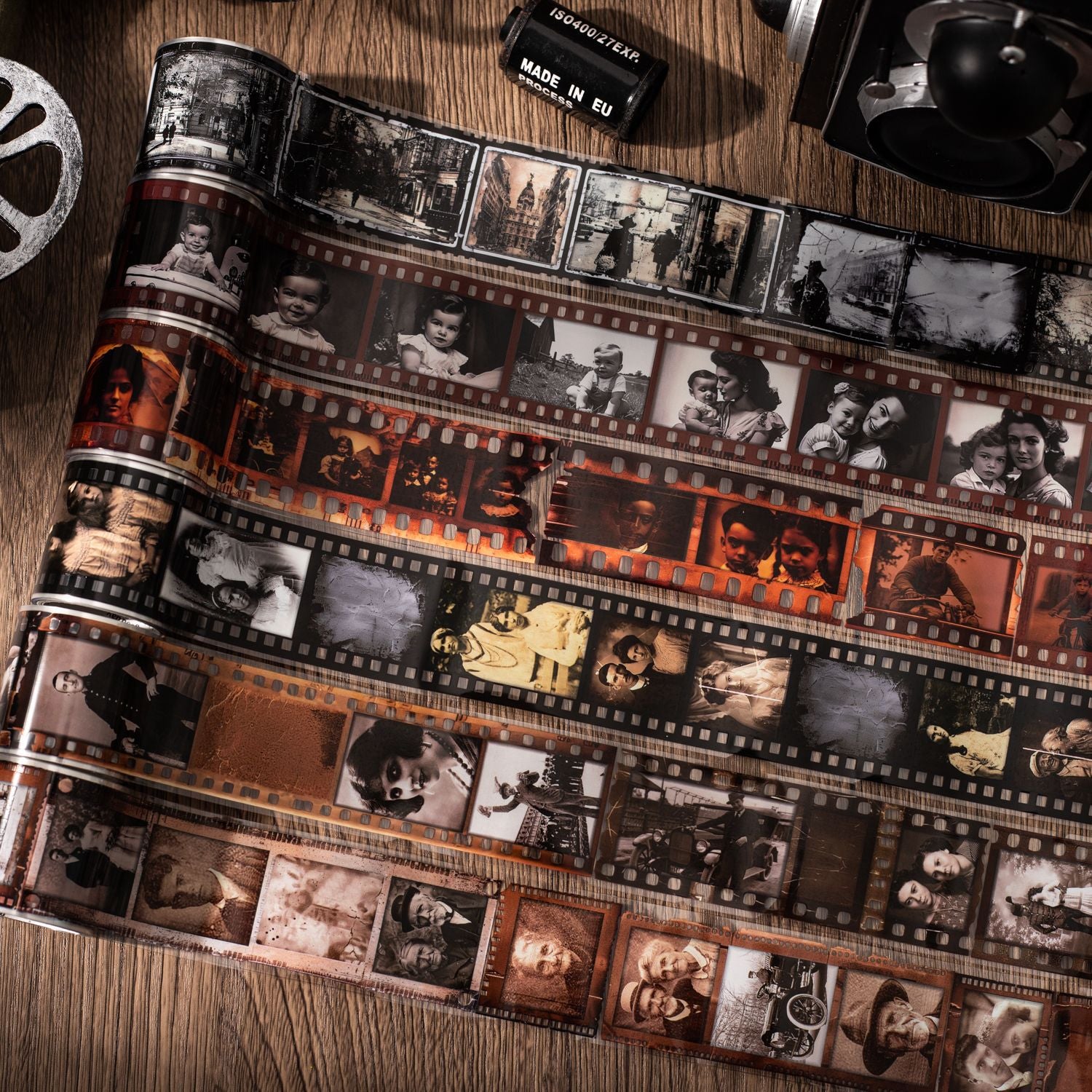 1 Roll Vintage Movie Film PET Tape HYSJL