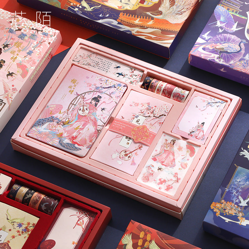 154 Pcs Classic Scrapbook Gift Set YXMY