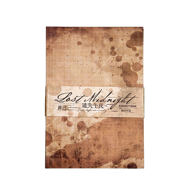 80 Pcs Vintage Scrapbook Paper YSWY