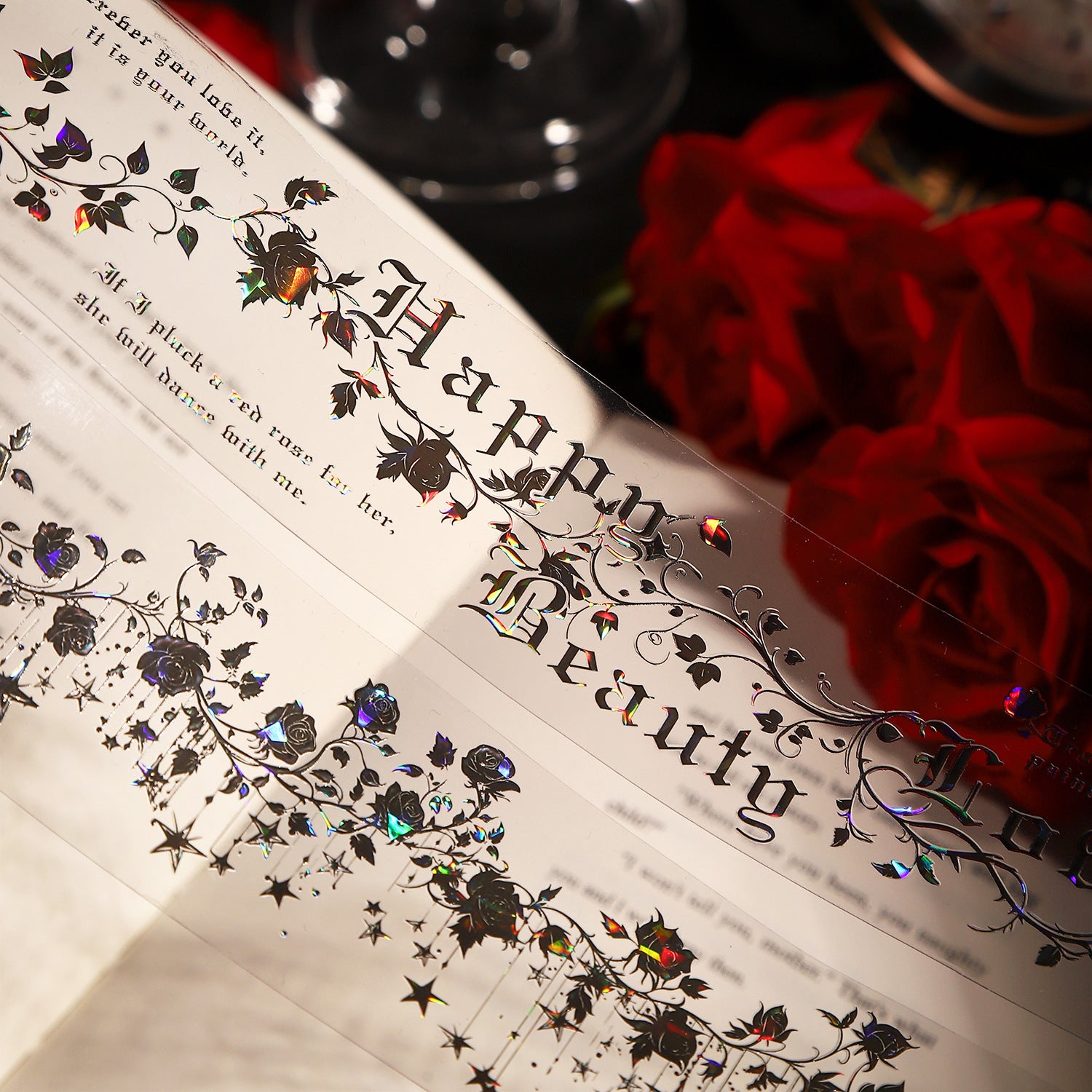 1 Roll Gothic Flower PET Tape AYQY