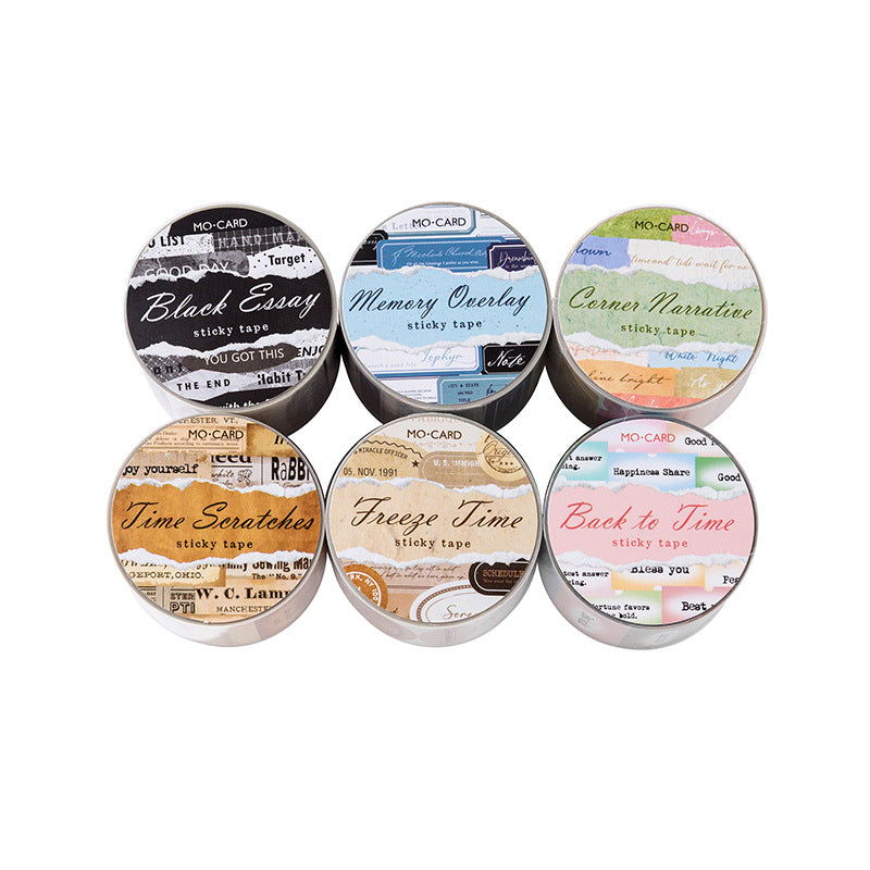 1 Roll Vintage Label Stickers Tape SGDB