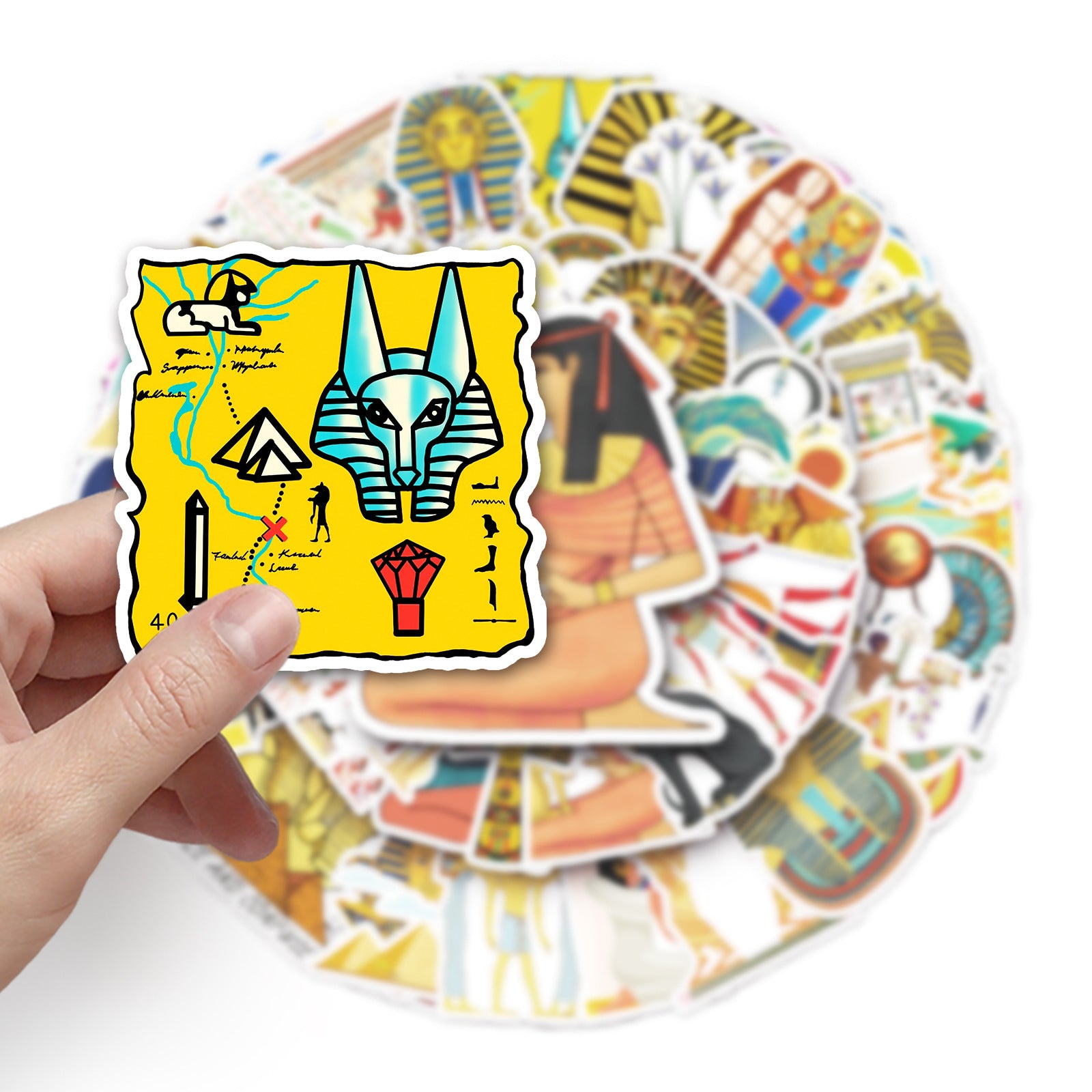 50Pcs Egypt Travel Vinyl Stickers TRV19