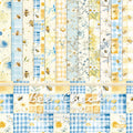 6 inch Bee Check Scrapbook Paper Pad SKP592