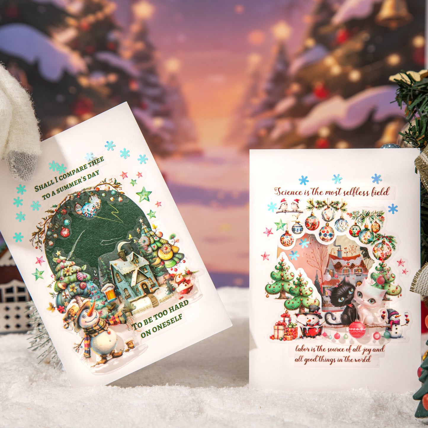 1 Roll Christmas Theme Washi Tape QYSDY