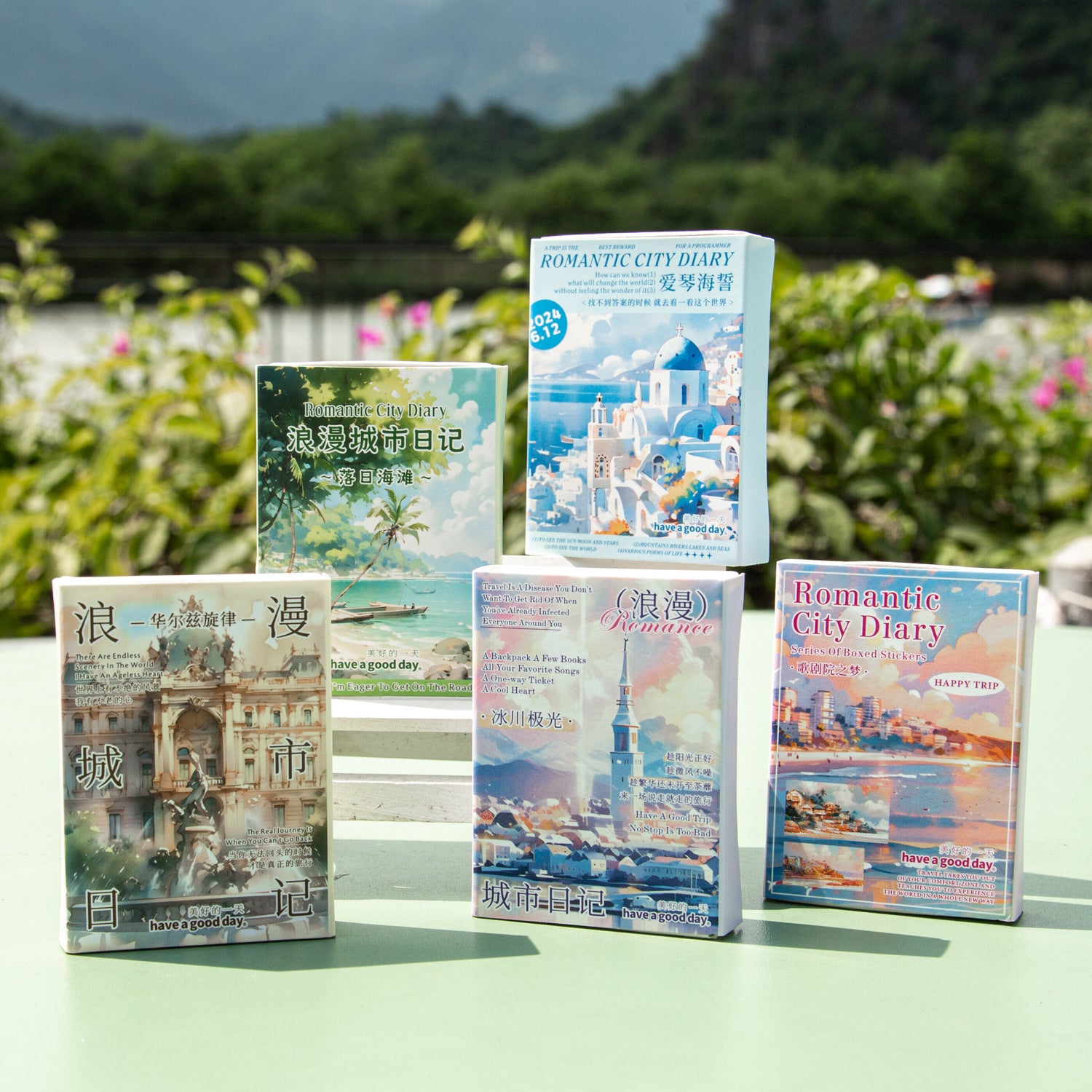 50 Pcs Travel Landscape Stickers LMCS