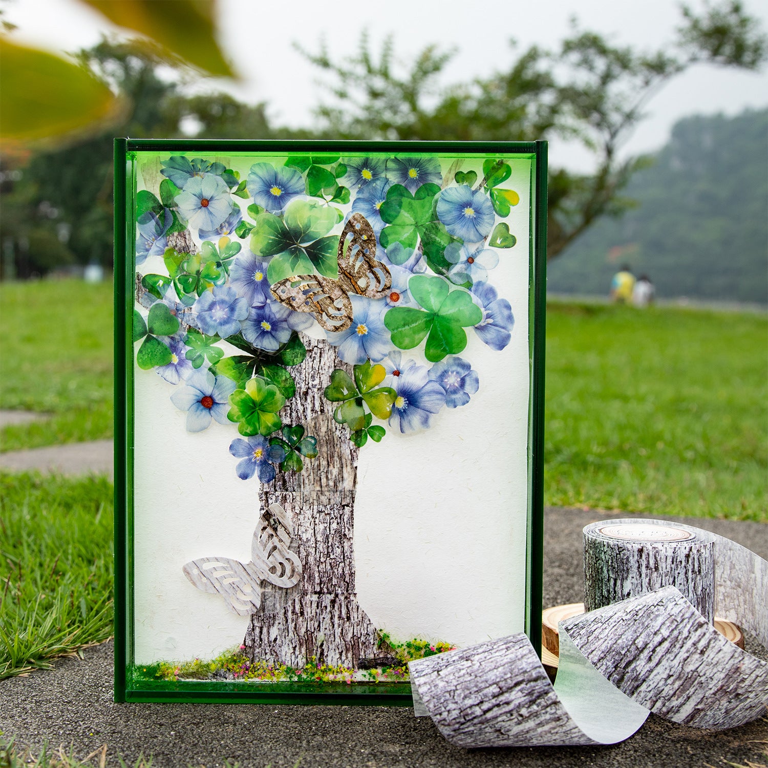 1 Roll Tree Texture Washi Tape LJWL