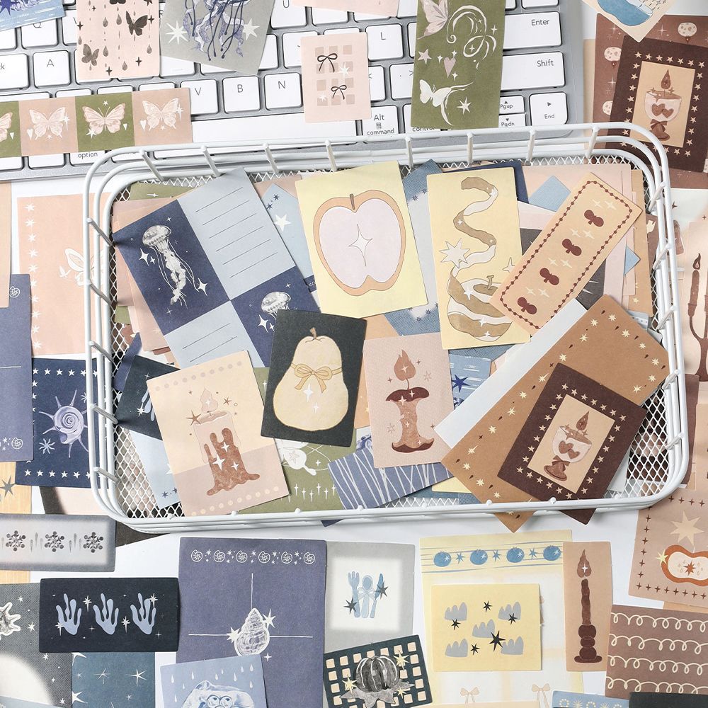 40 Pcs Vintage Scrapbook Paper MJCZ