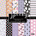 6 inch Halloween Scrapbook Paper Pad SKP331B