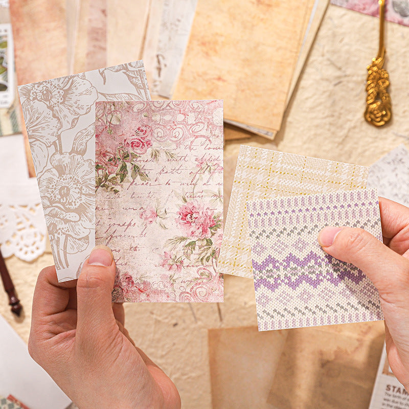 30 Pcs Vintage Scrapbook Paper TSSG