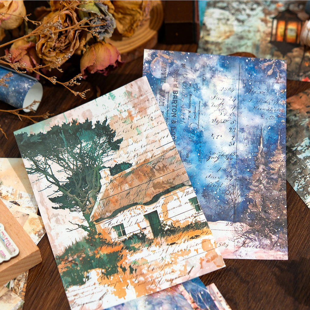 30 Sheets Vintage Scrapbook Paper YGRXL