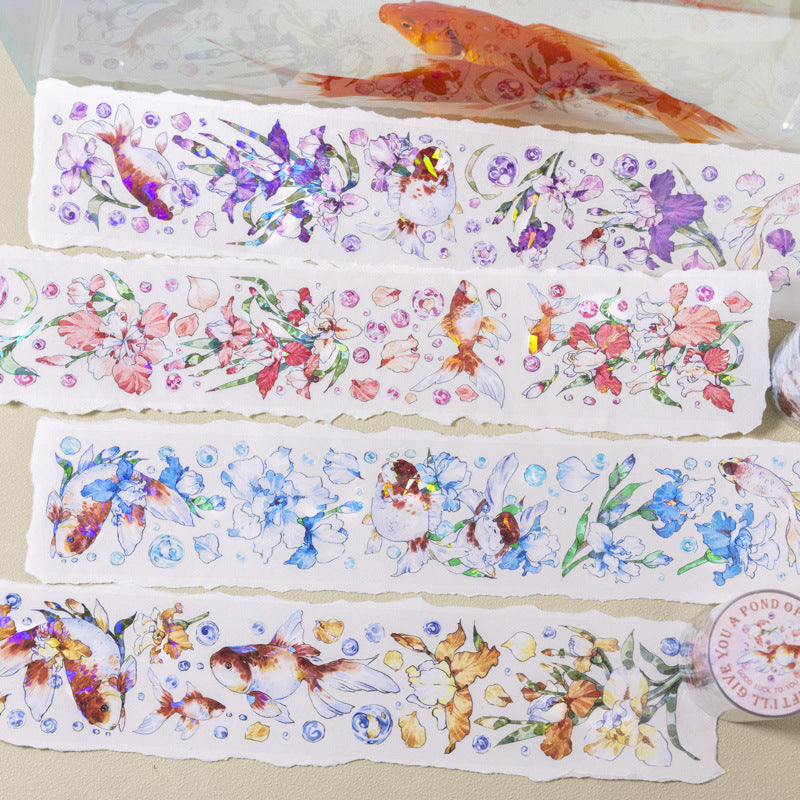 1 Roll Lucky Koi Fish PET Tape ZNYCJL